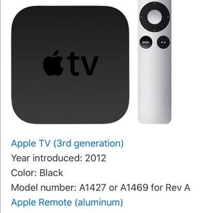 Apple TV 3rd generation